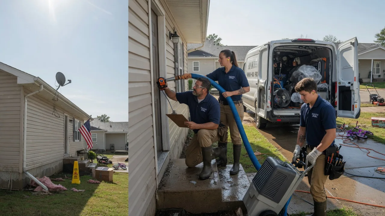 Ceiling Water Damage Restoration in Hills, MN near me