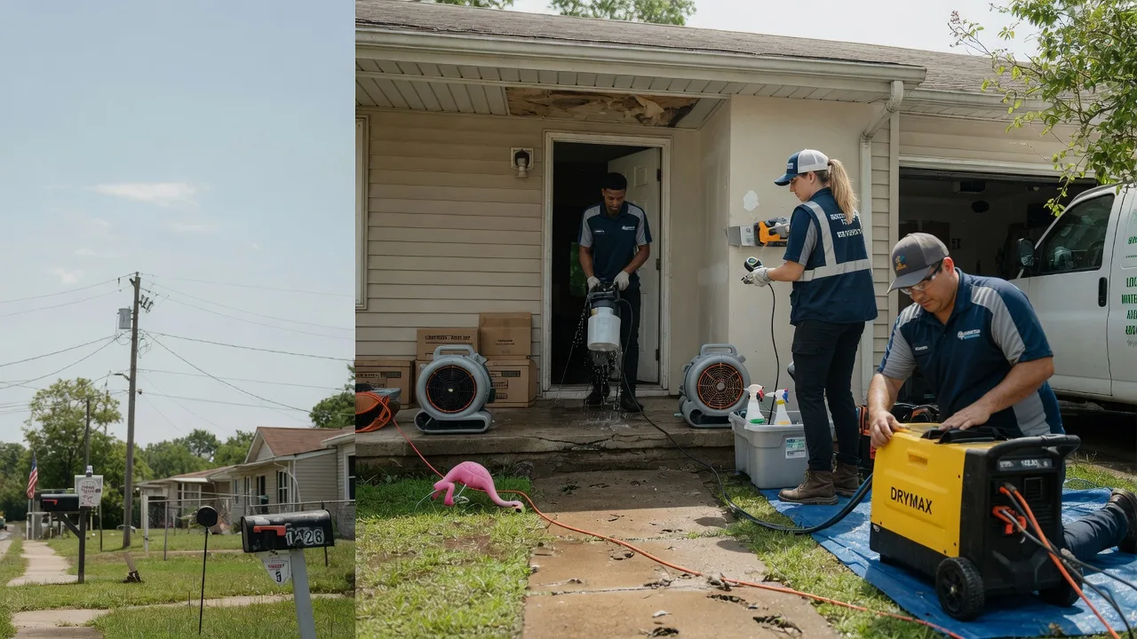 Storm Damage Water Removal in Hills, MN near me